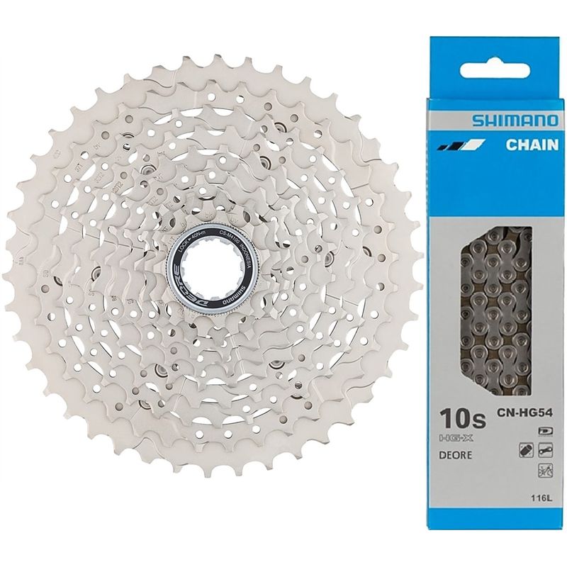 SHIMANO - Pacha Cadenilla Bicicleta Shimano M4100 Cassette 1142 10v