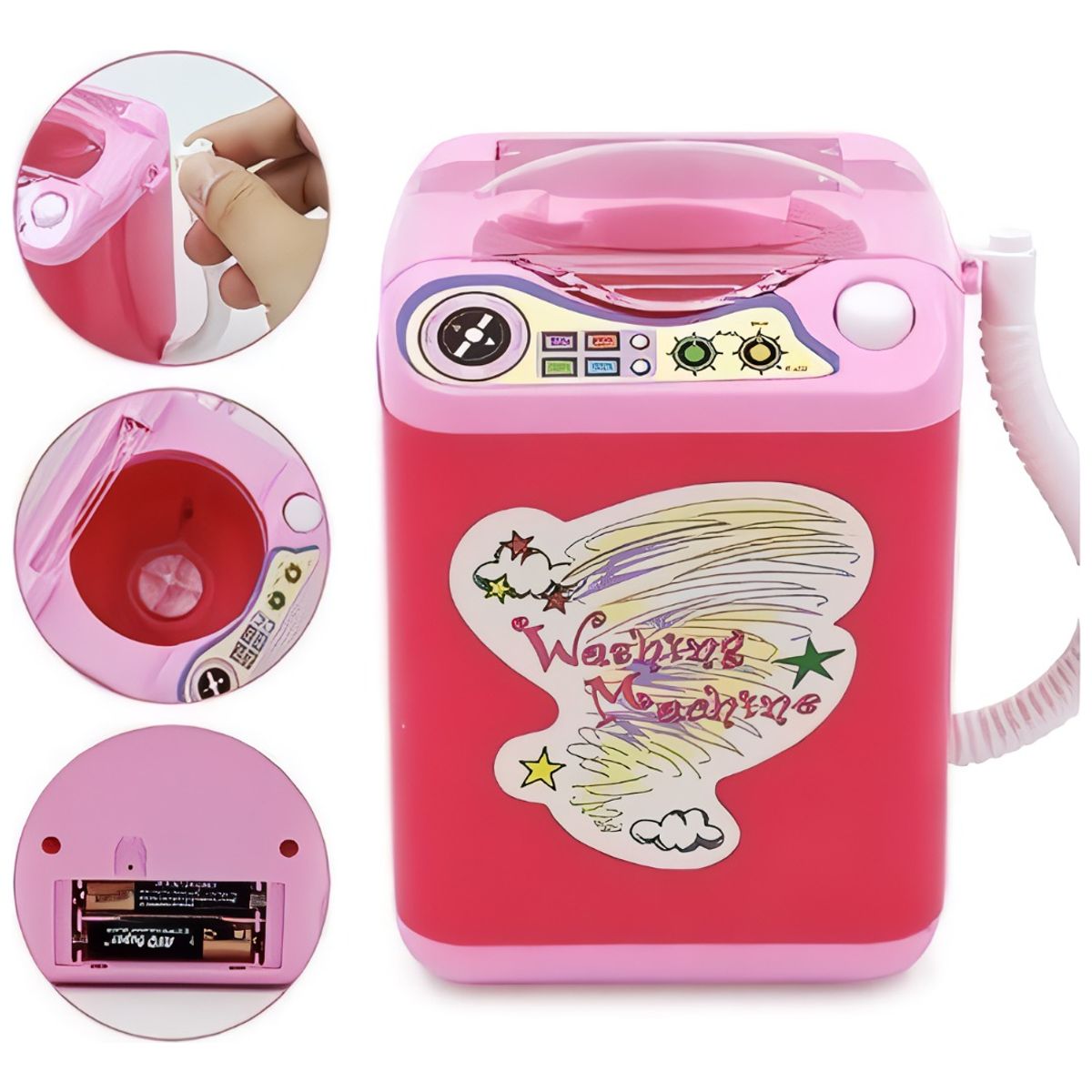 GENERICO - Mini Lavadora Juguete Funcional Niños Didáctica Luces Sonido