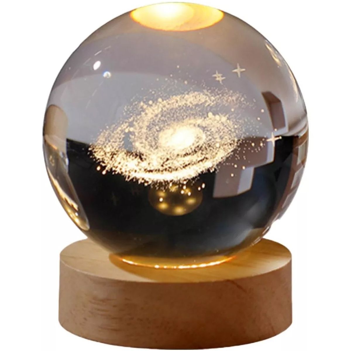 ONE PIXEL - Lampara Escritorio Lunar Llena 3d Luna Flotante Solar Noche