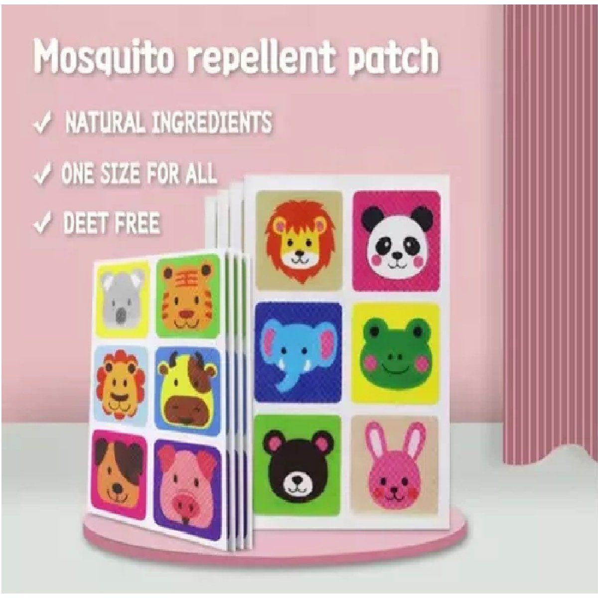MUNDO BEBE - Parches antimosquitos Repelentes Para bebe Niños niña X 144