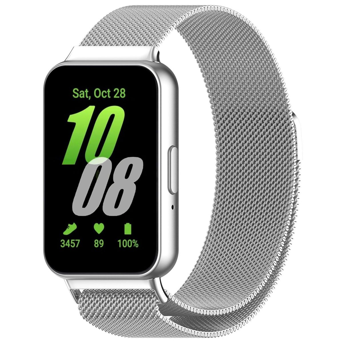 GENERICO - Correa Metálica para Samsung Galaxy Fit 3