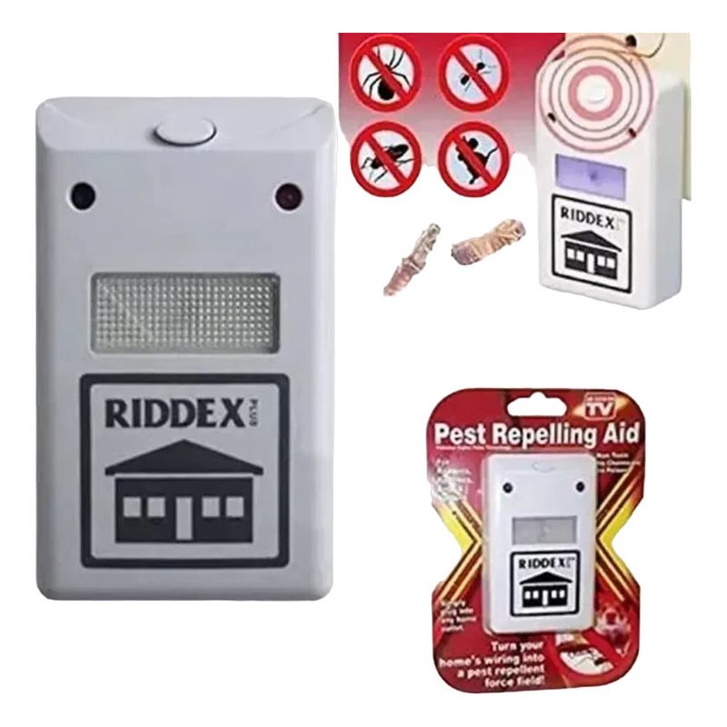GENERICO - Riddex Repelente Electrico Roedores Cucarachas Insectos