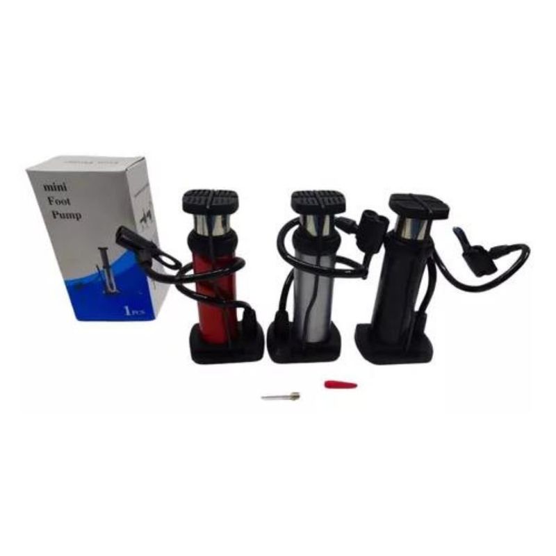 MAZUGI - Bomba Inflador Mini De Piso Pie Bicicleta Llantas Jc02