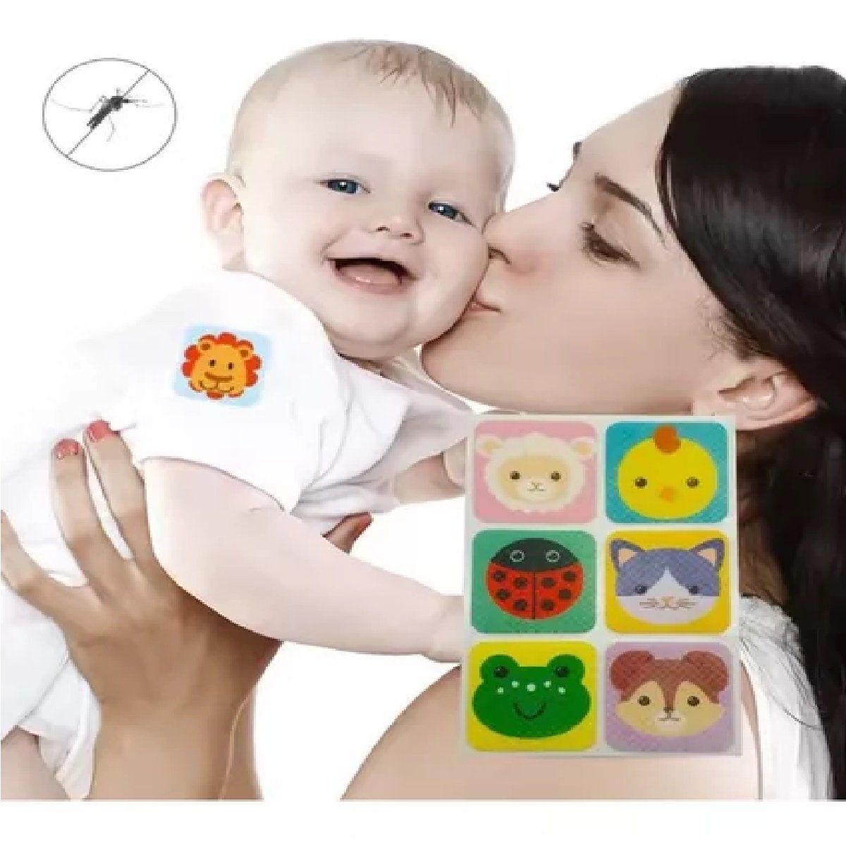 MUNDO BEBE - Parches antimosquitos Repelentes Para bebe Niños niña X 48