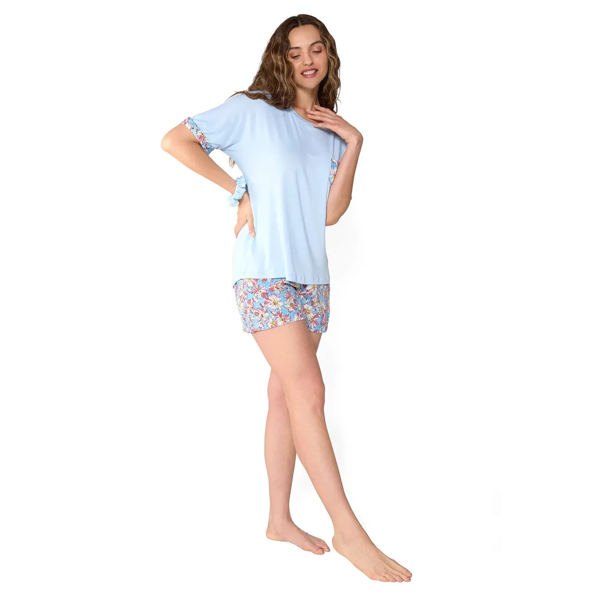 SANTANA - Pijama Mujer Penélope Azul