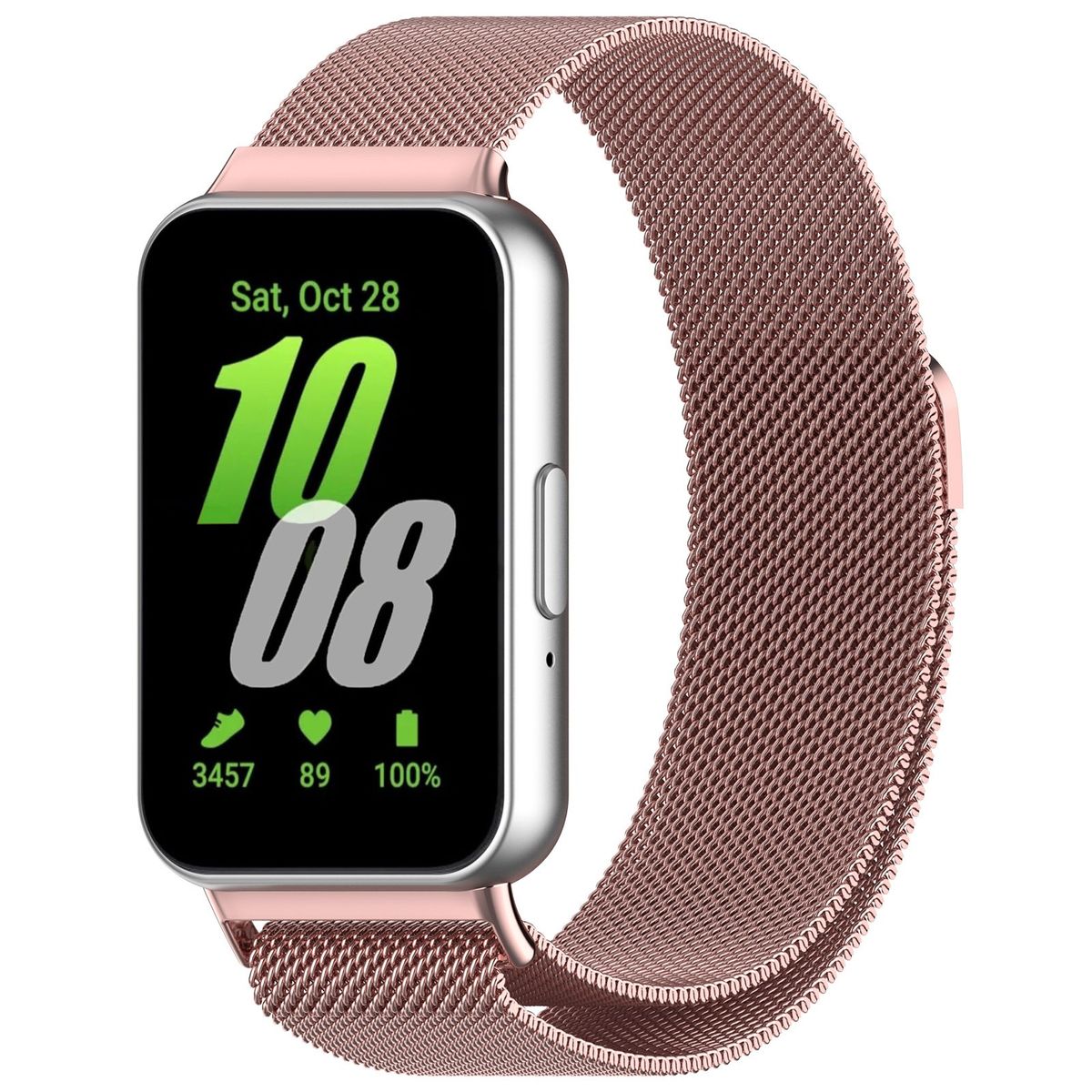 GENERICO - Correa Metálica para Samsung Galaxy Fit 3