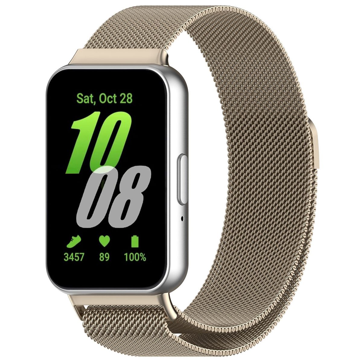 GENERICO - Correa Metálica para Samsung Galaxy Fit 3