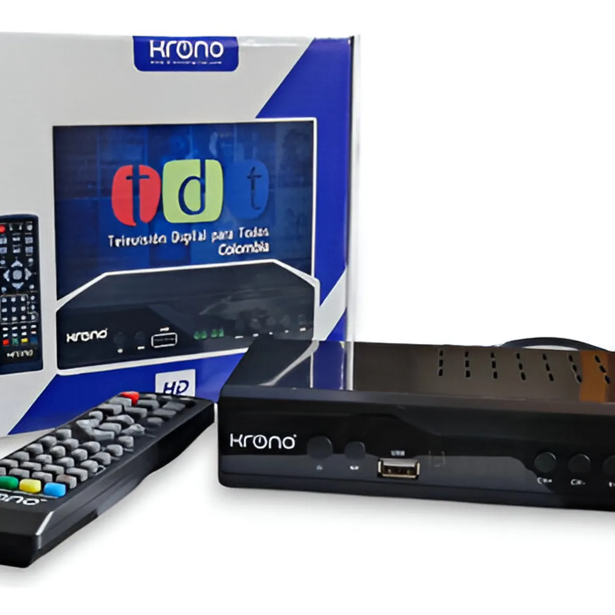KRONO - Decodificador Tdt  Full HD para Tv Digital DVB-T2