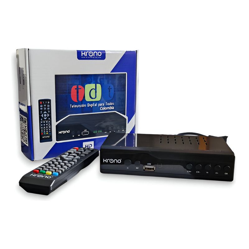 GENERICO - Decodificador Tdt  Full HD para Tv Digital DVB-T2