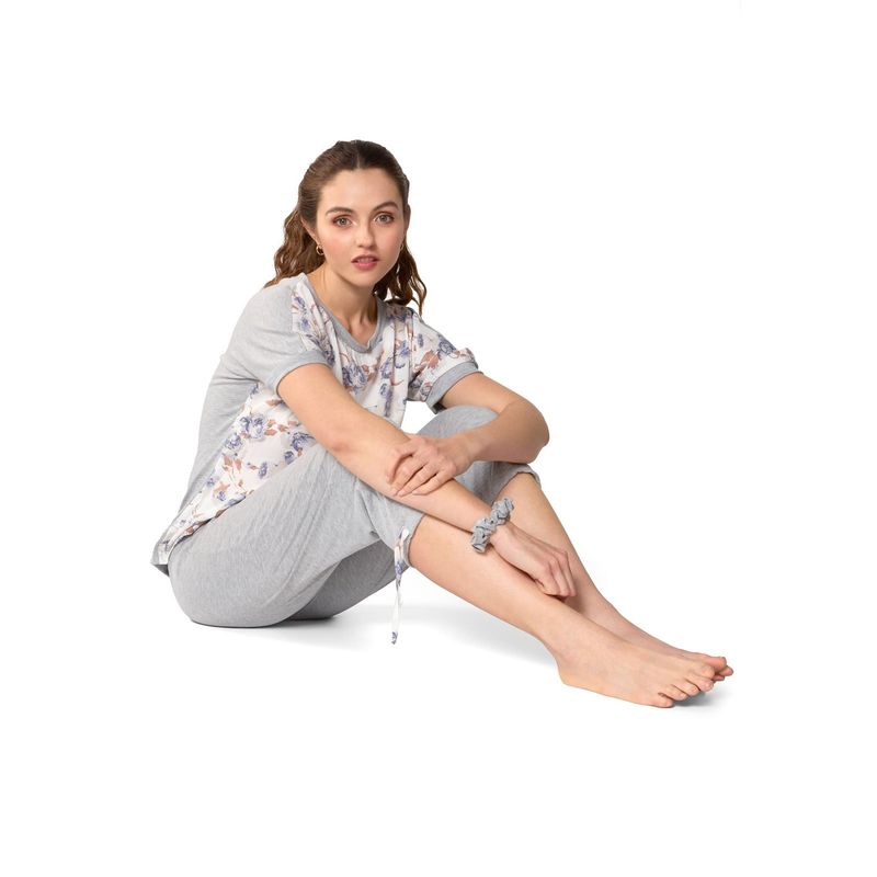 SANTANA - Pijama Mujer Camelia Gris