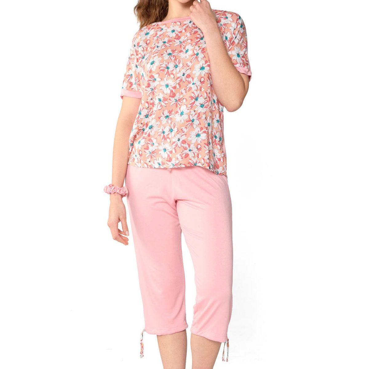 SANTANA - Pijama Mujer Camelia Salmón