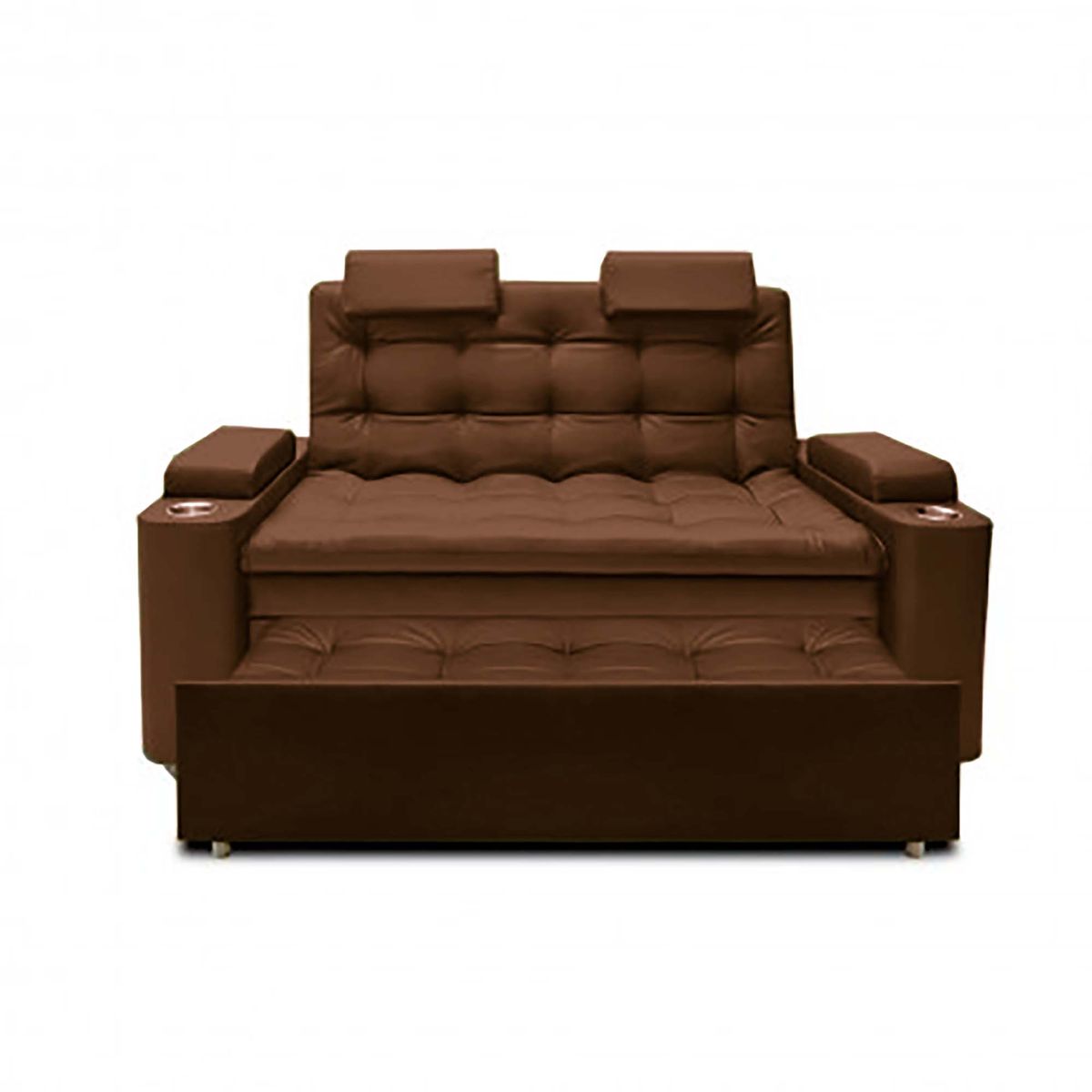 MAGIC CLASS - SOFÁ CAMA DE LUJO ATENAS ECOCUERO CAFÉ