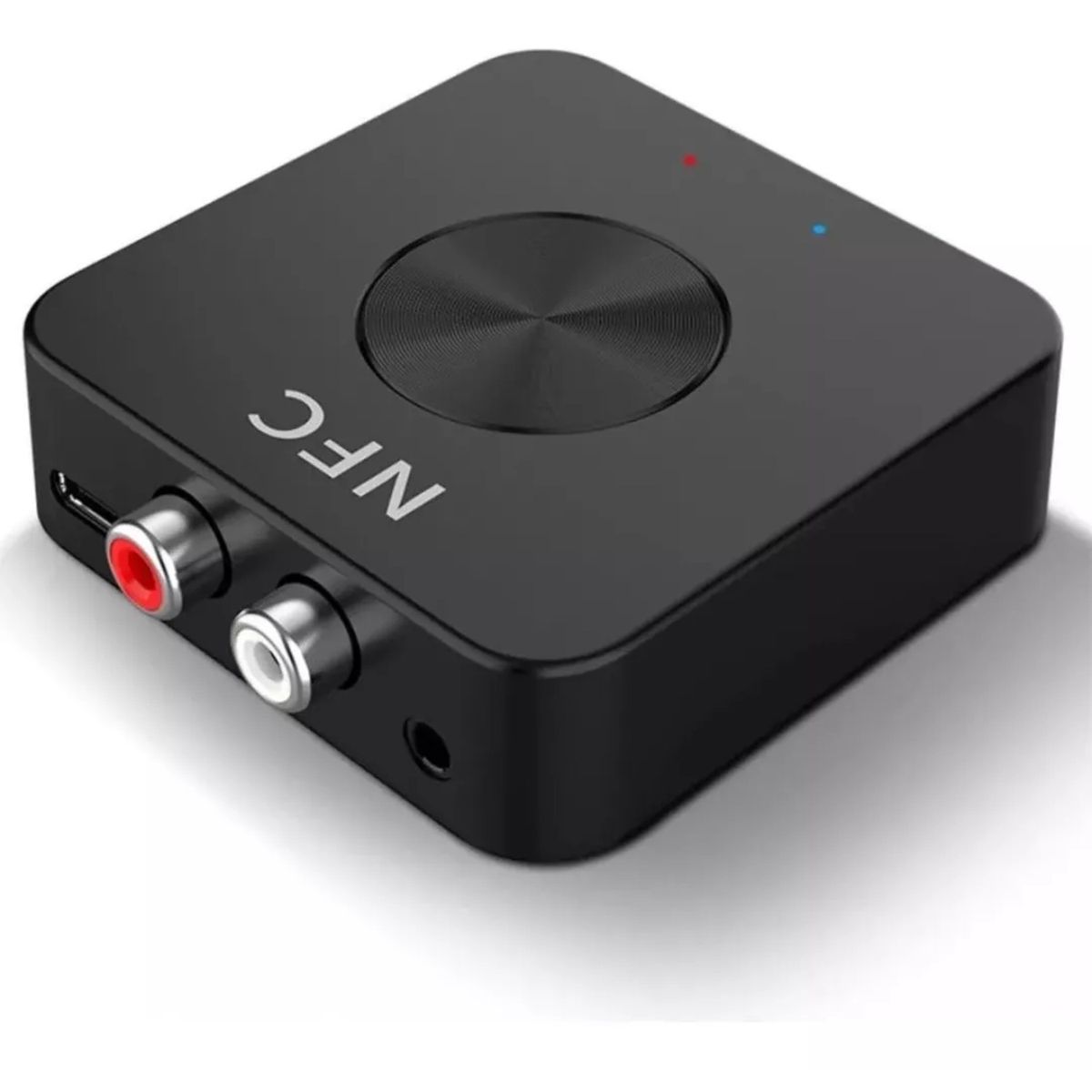 GENERICO - Transmisor Y Receptor Bluetooth Nfc Rca Aux 8 Horas Bt-21