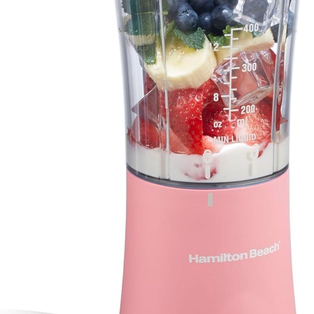 HAMILTON BEACH - Licuadora Personal Hamilton Beach de 414 ml Rosa