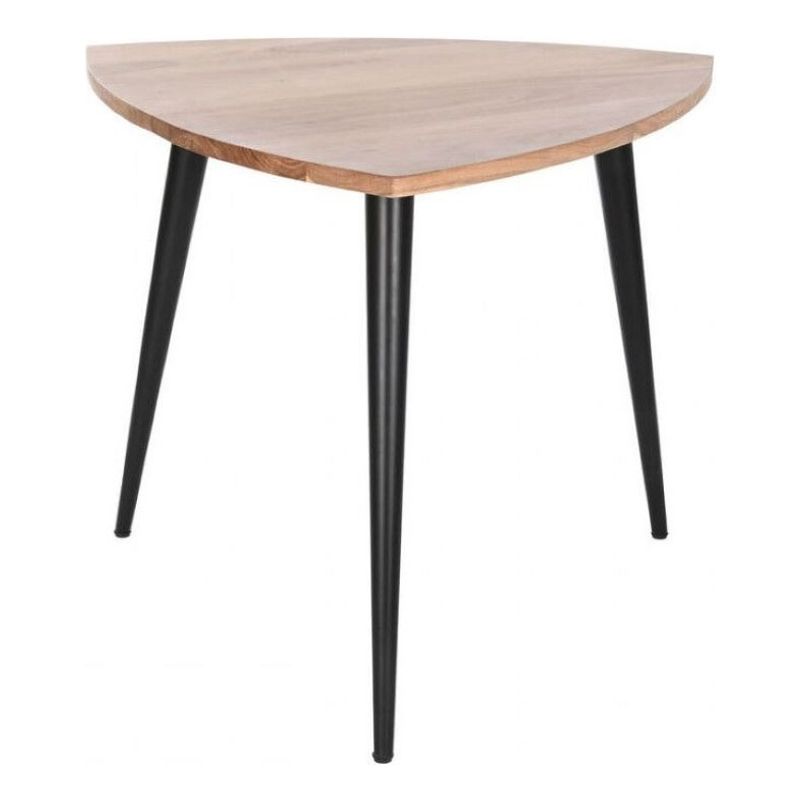 MOBLIHOUSE - Mesa De Comedor Ovalo De 90 Cm Roble