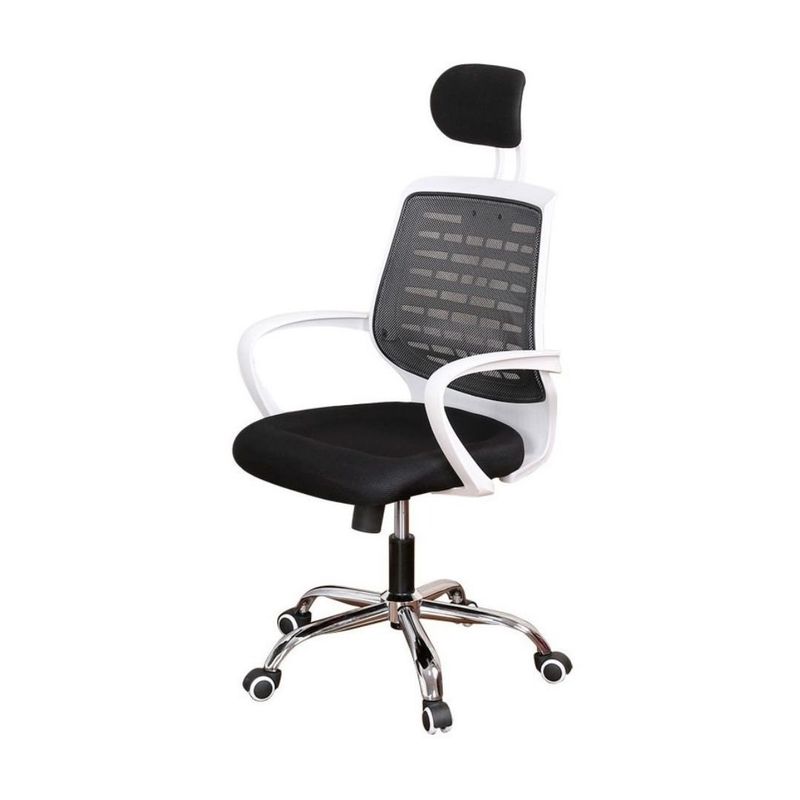 MOBLIHOUSE - Silla Gerencial Dynamic Blanca Negra
