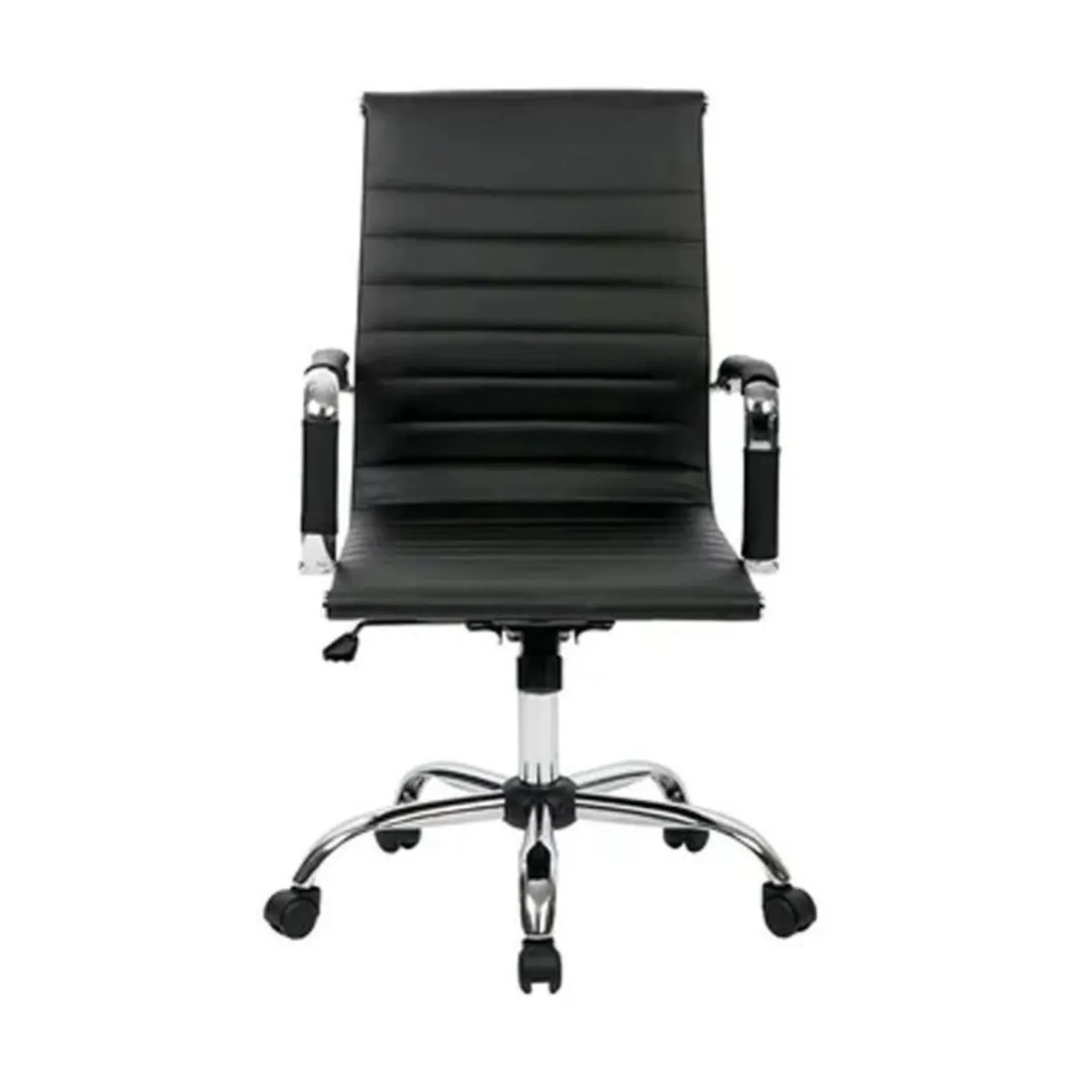 MOBLIHOUSE - Silla Tipo Secretarial Ergonómica Negra