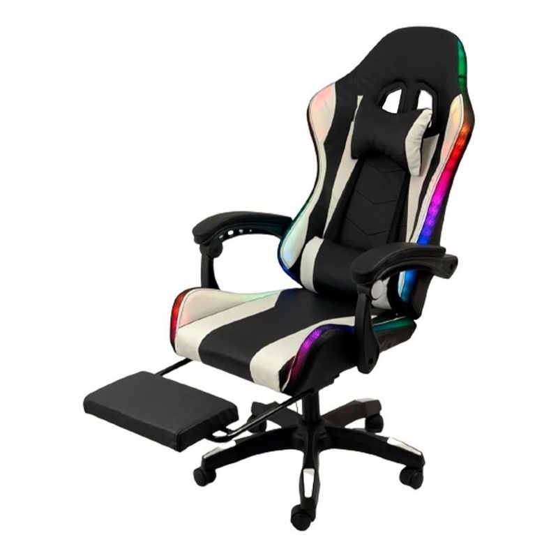 MOBLIHOUSE - Silla Gamer Led Rgb Moblihouse