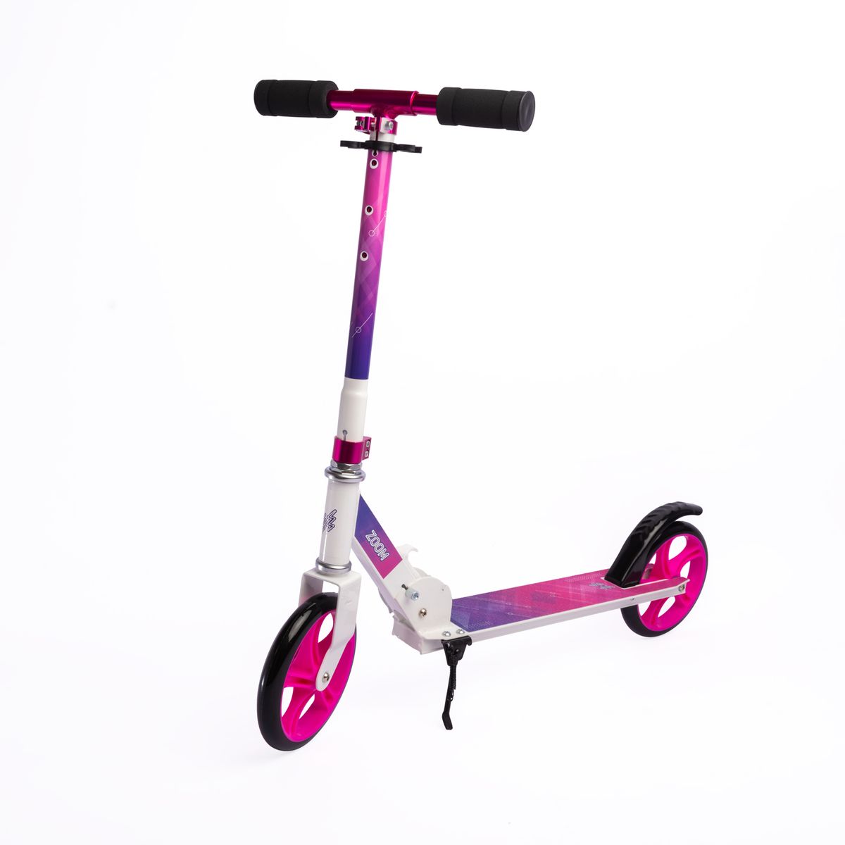 ZOOM SPORT - Patineta Scooter Big Wheels Rosa-Morado 2 Ruedas - Zoom Sports