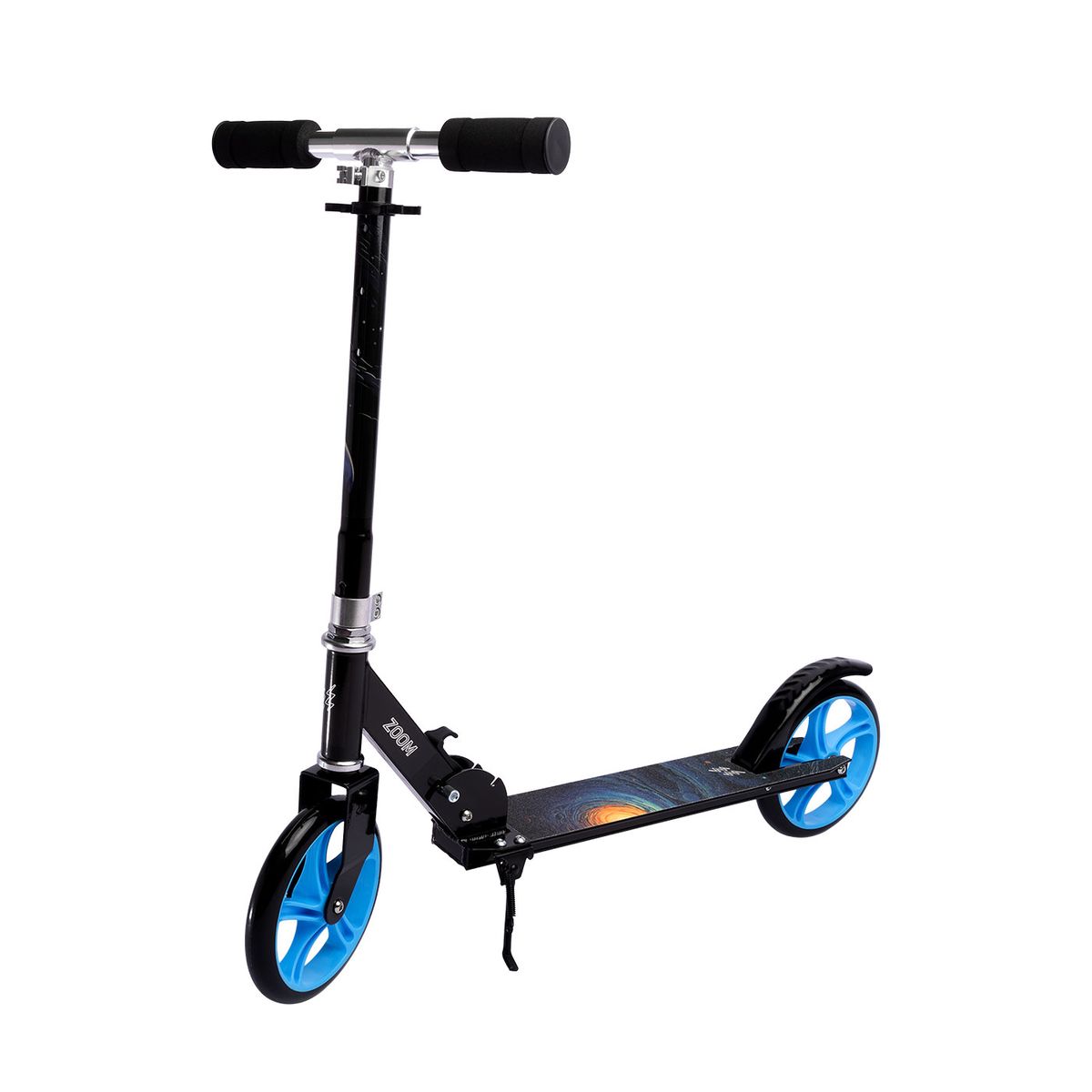 ZOOM SPORT - Patineta Scooter Big Wheels Azul de 2 Ruedas - Zoom Sports