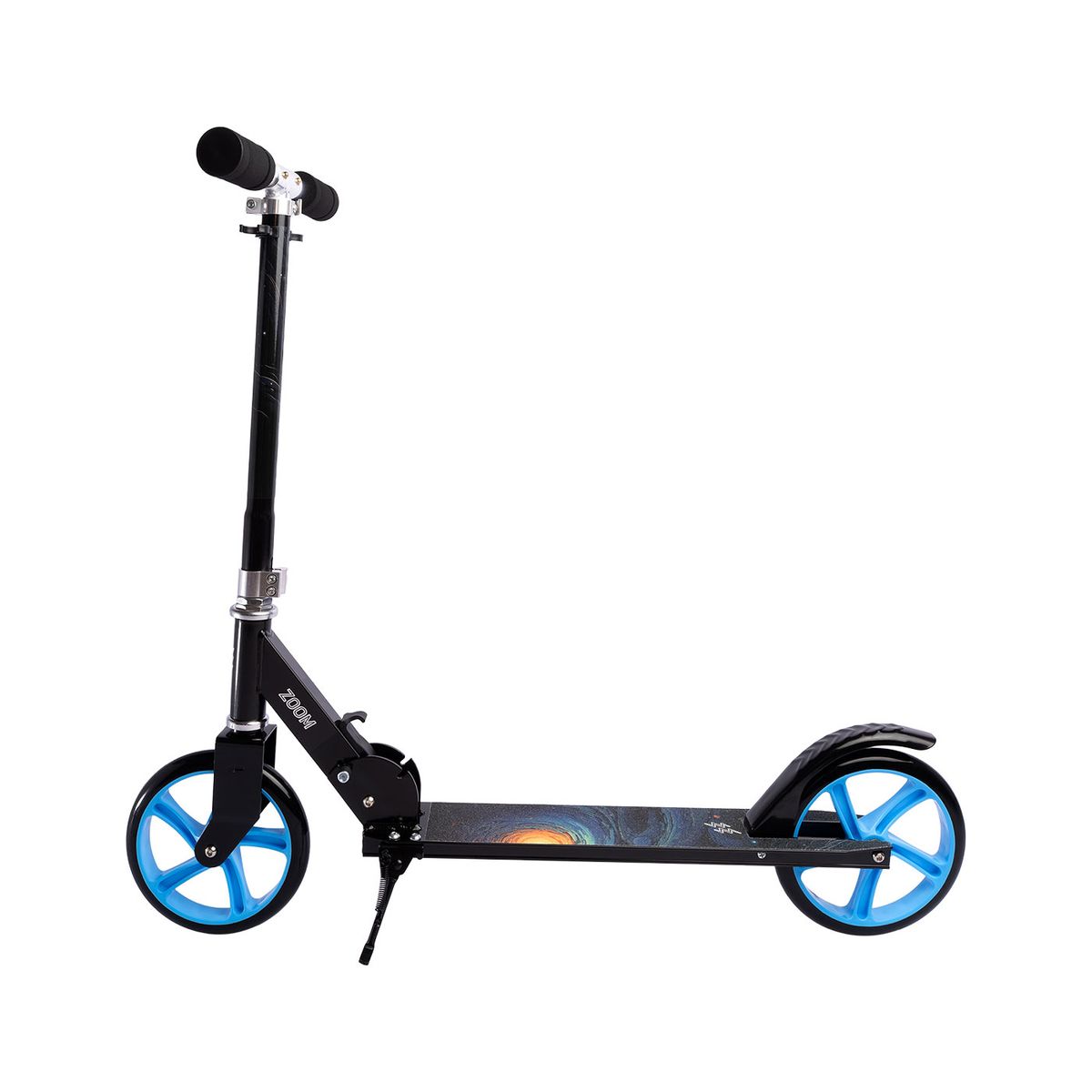 ZOOM SPORT - Patineta Scooter Big Wheels Azul de 2 Ruedas - Zoom Sports