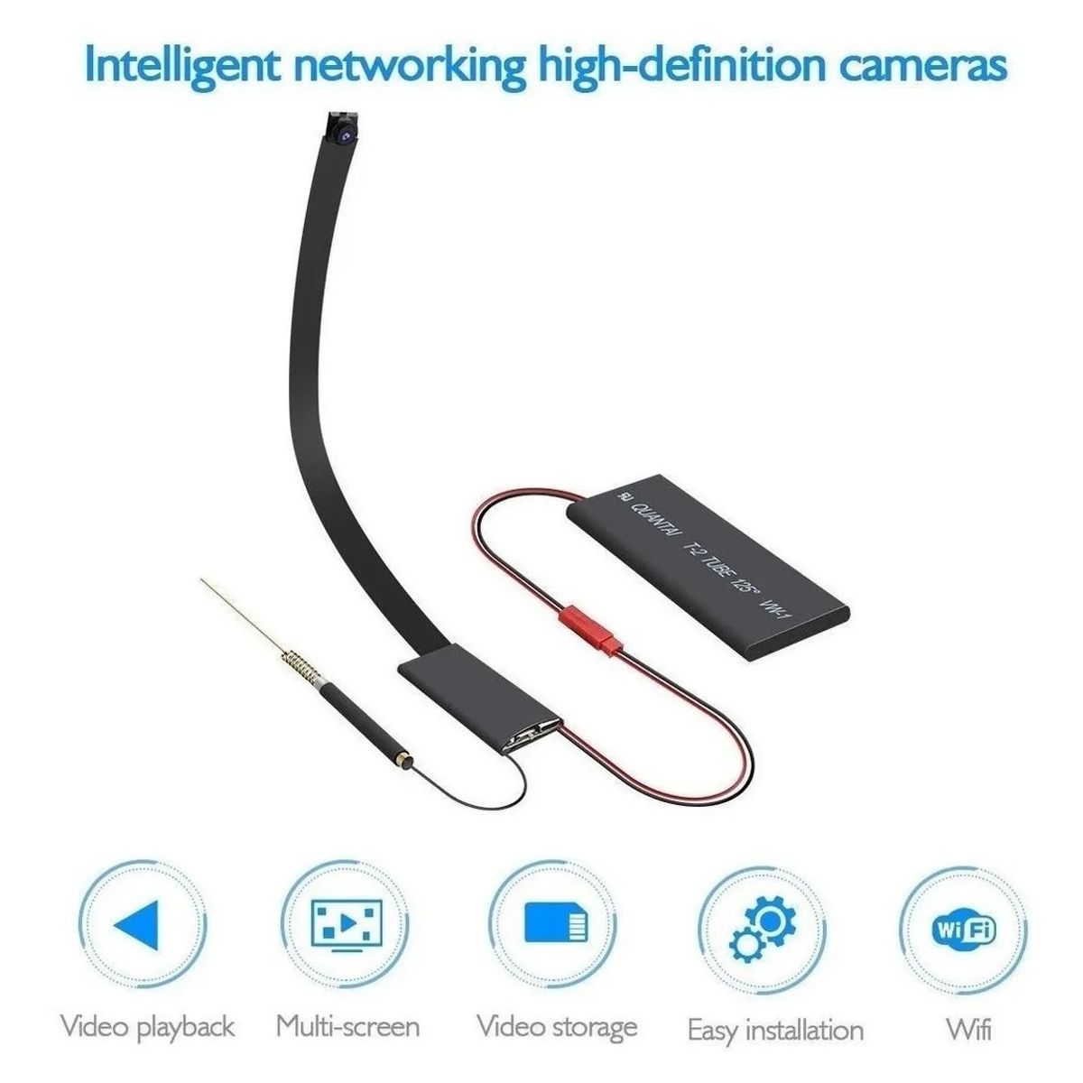 AWEI - Camara espia mini con vision nocturna 1080p Recargable NO INCLUYE SD