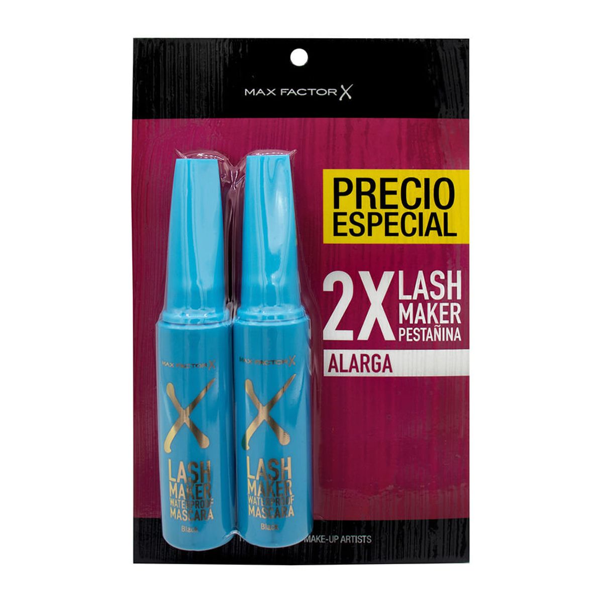MAX FACTOR - Pestañina Max Factor Lash Maker Tono Negro x2 und
