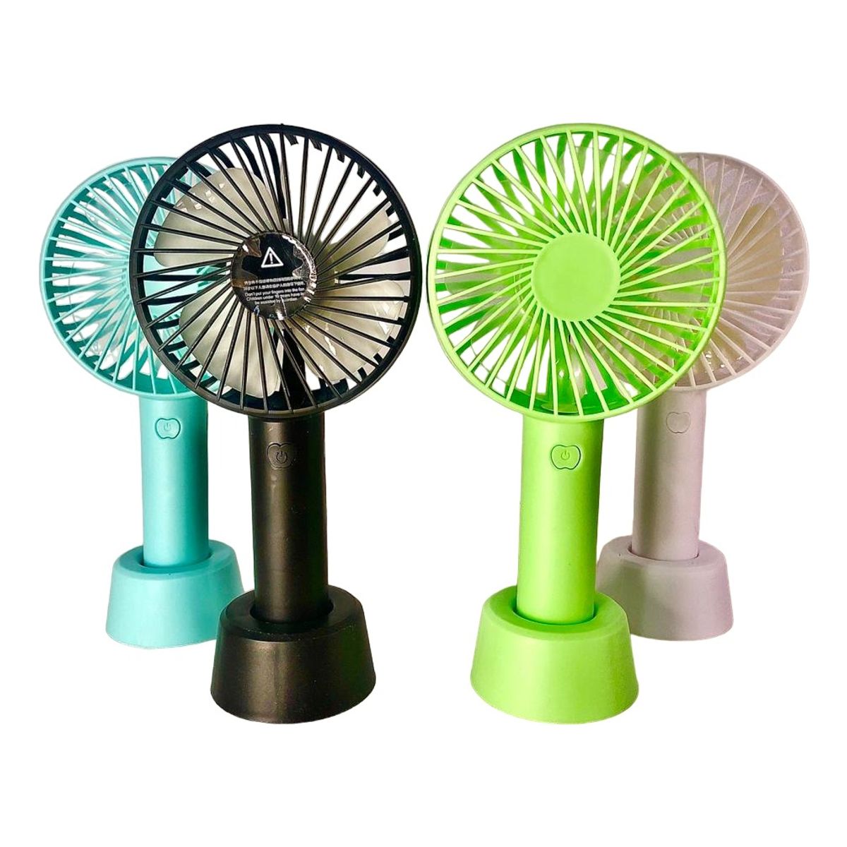 GENERICO - Mini Ventilador Portátil Recargable USB para Mesa u Oficina Compacto y Silencioso