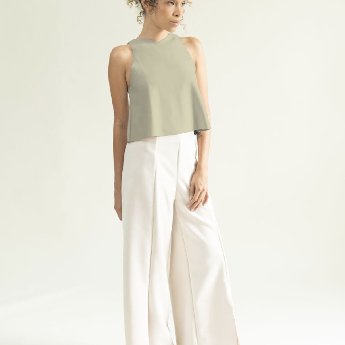 PURA - Top Cleo Verde Manzana Pura