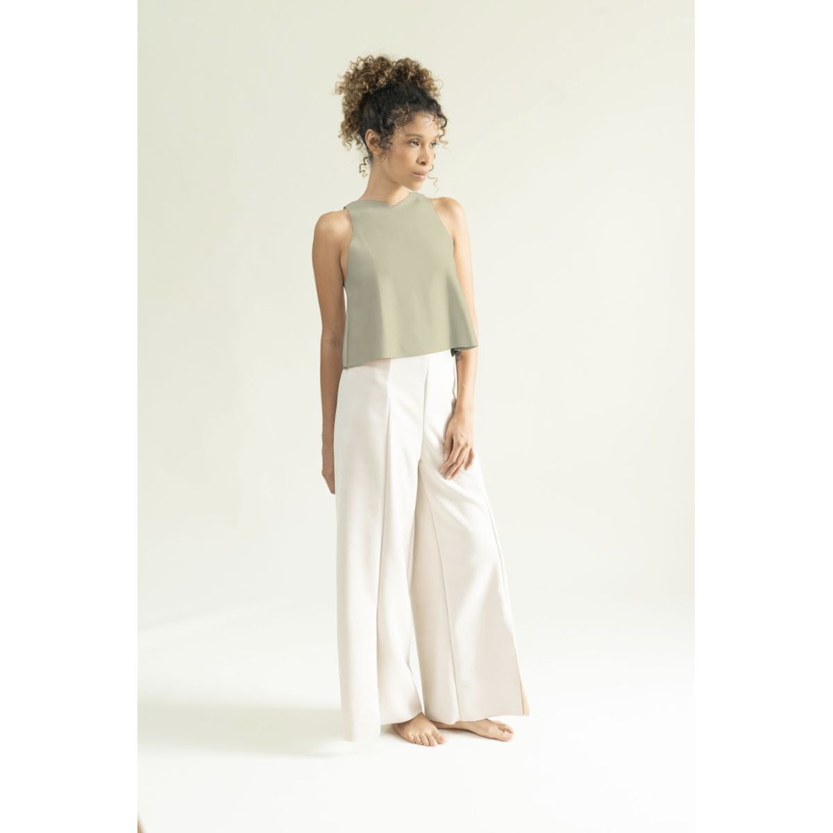 PURA - Top Cleo Verde Manzana Pura