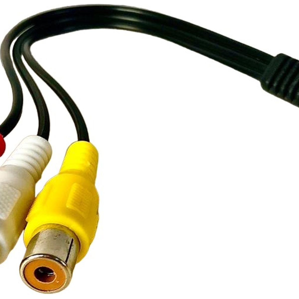 GENERICO - Cable Adaptador Jack 3.5mm Hembra A 3 Rca Av M/f Audio Video