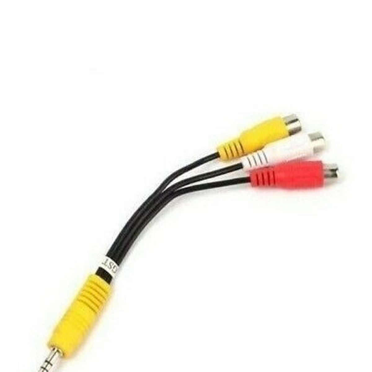 GENERICO - Cable Adaptador Jack 3.5mm Hembra A 3 Rca Av M/f Audio Video