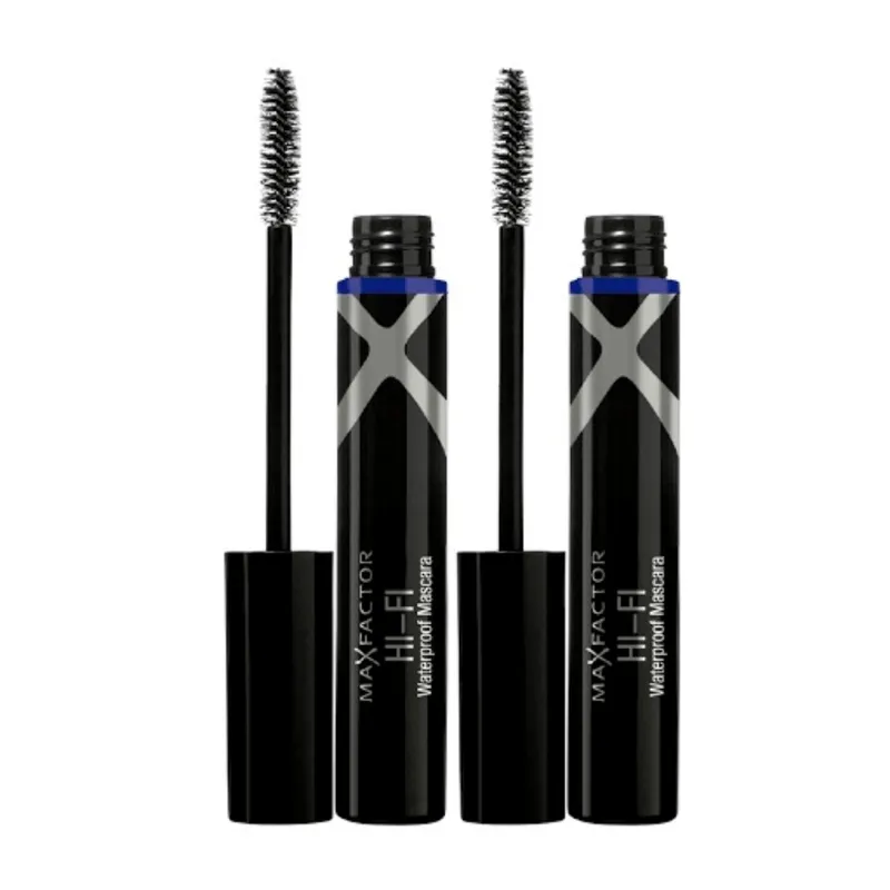 MAX FACTOR - Promoción Max Factor Hi-Fi Tono Negro 12ml x2 und
