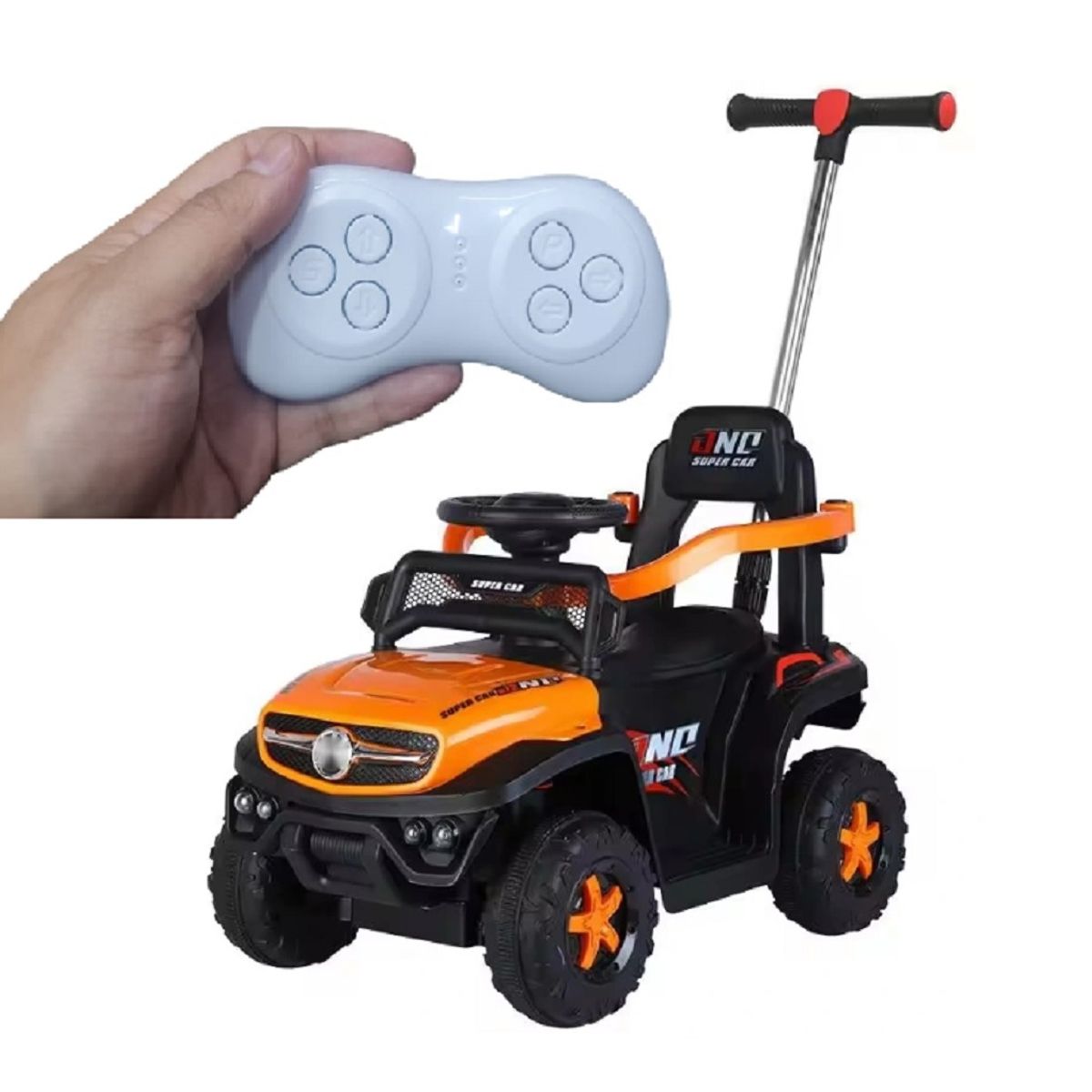 GENERICO - Carro Montable Bebe Paseador Musical Juguete Control 1-5 año