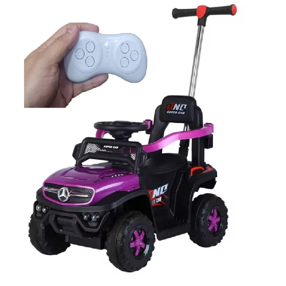 GENERICO - Carro Montable Bebe Paseador Musical Juguete Control 1-5 año