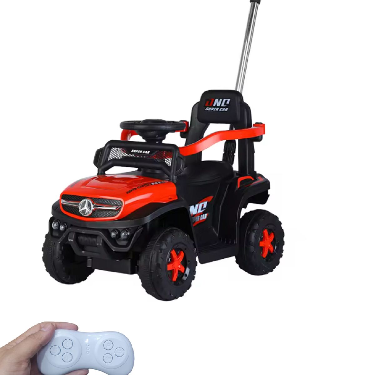 GENERICO - Carro Montable Bebe Paseador Musical Juguete Control 1-5 año