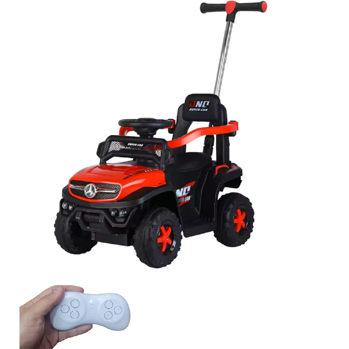 GENERICO - Carro Montable Bebe Paseador Musical Juguete Control 1-5 año