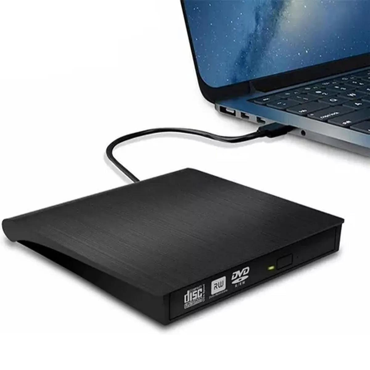 GENERICO - Unidad Cd Dvd Externa Usb 3.0 Alta Velocidad Portátil Lector