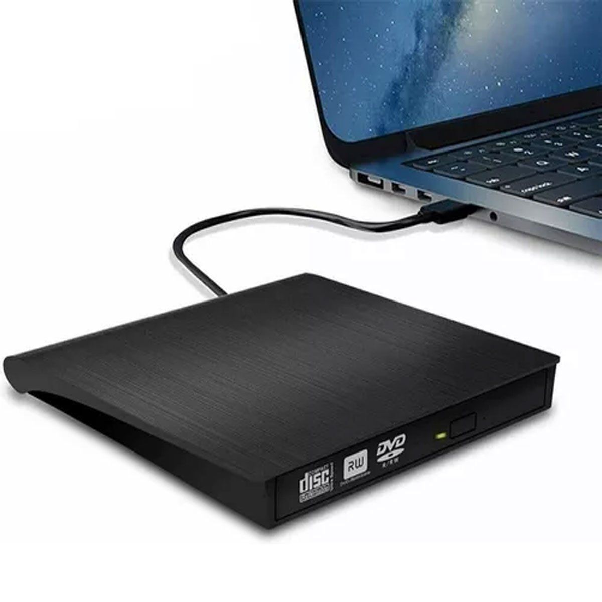 GENERICO - Unidad Cd Dvd Externa Usb 3.0 Alta Velocidad Portátil Lector