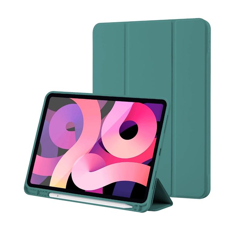 GENERICO - ESTUCHE SMART CASE VERDE CON ESPACIO LAPIZ  IPAD 10MA GENERACION 10,9