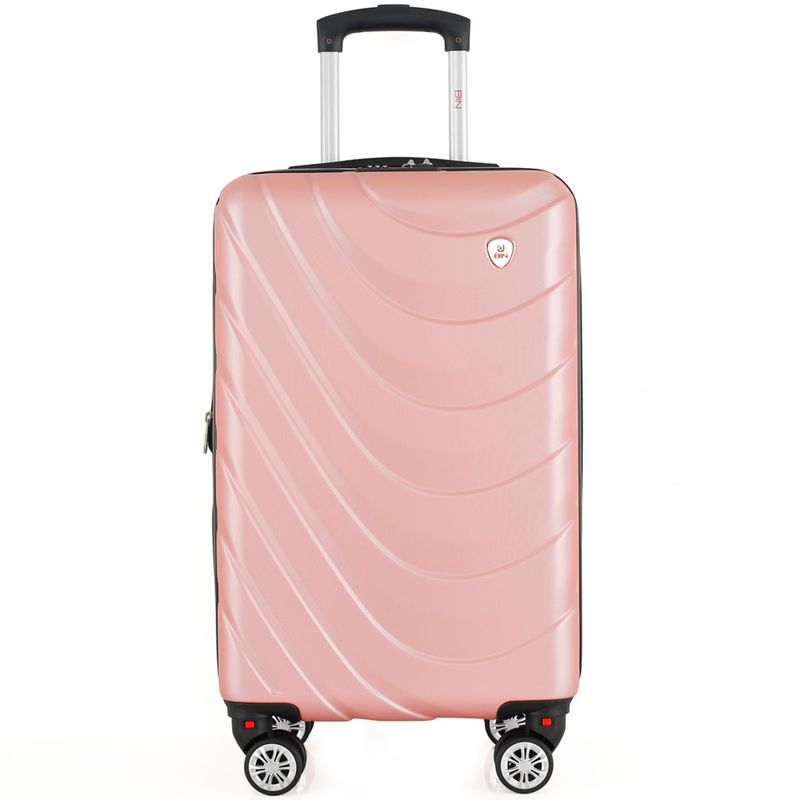 BIN COLOMBIA - Maleta De Viaje Expandible para Cabina de Mano 10kg Tamano S Bin M007 Oro Rosa
