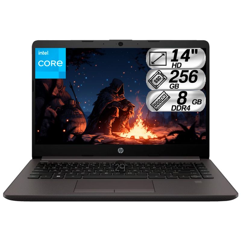 HP - Portátil 240 G9 Intel Celeron N4500 8Gg 256Gb Hd 14 Pulgadas