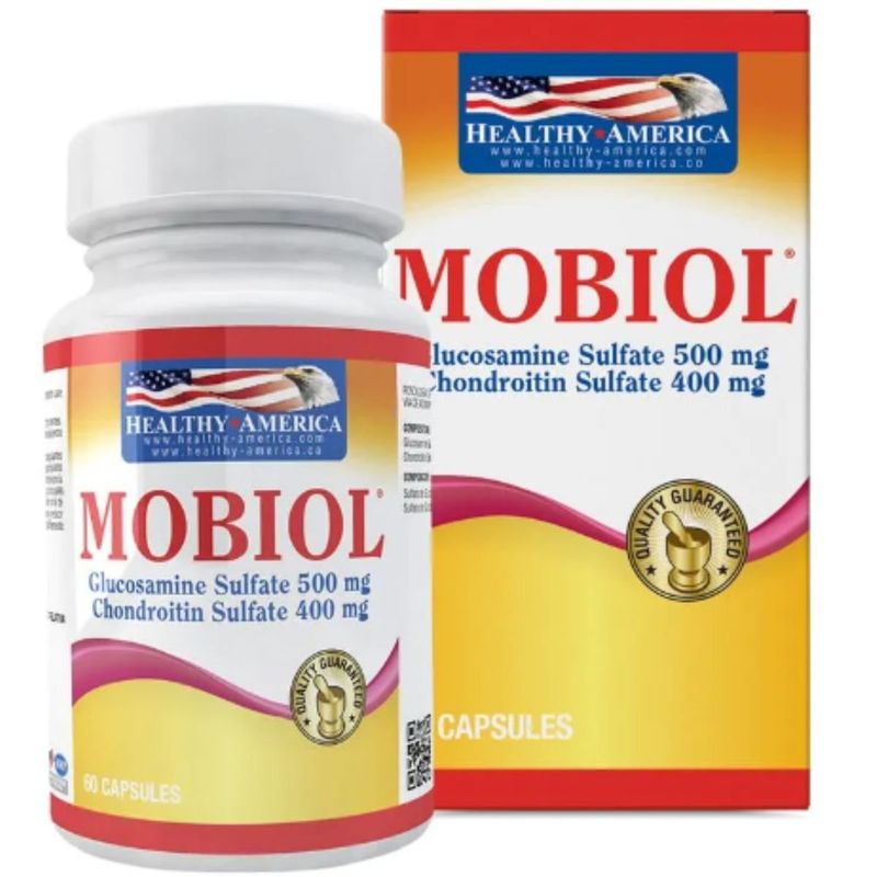 HEALTHY AMERICA - Mobiol Glucosamina 60 Cápsulas Healthy America