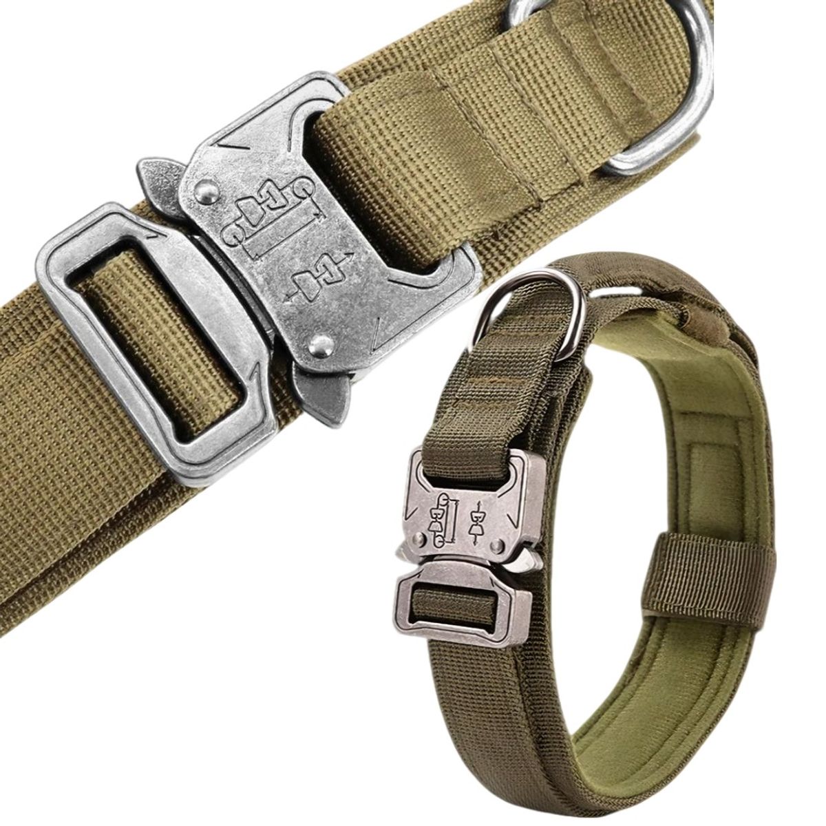 GENERICO - Collar Táctico Militar Para Perro Ajustable Duradero