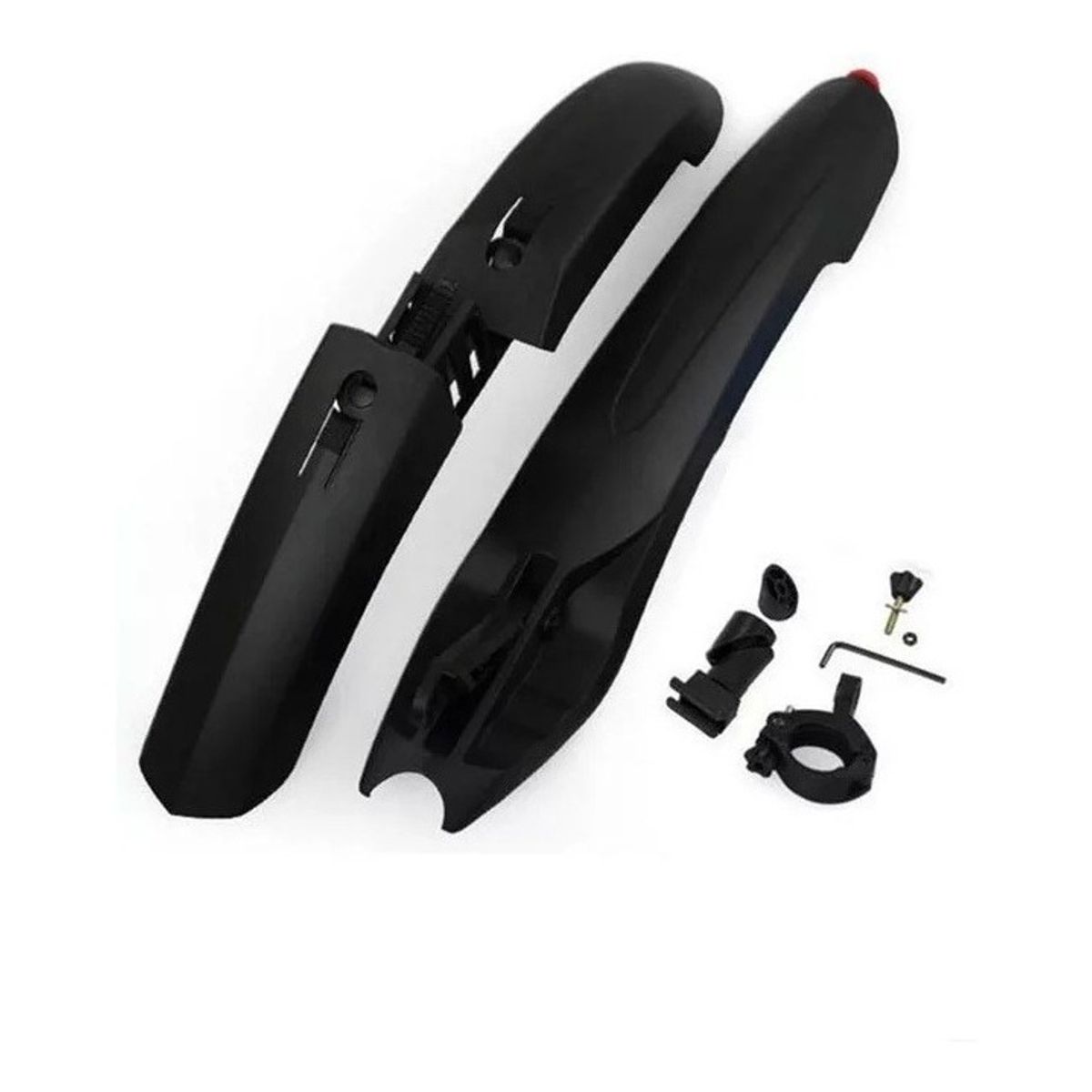 GENERICO - Guardabarros Bicicleta Mtb Delantero Y Trasero Con Luz 27 29