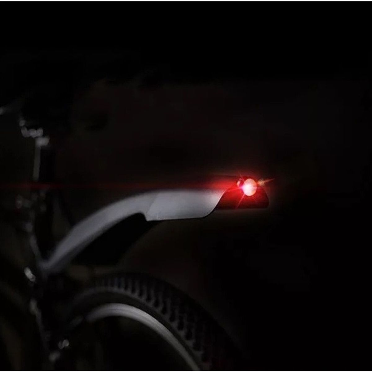 GENERICO - Guardabarros Bicicleta Mtb Delantero Y Trasero Con Luz 27 29