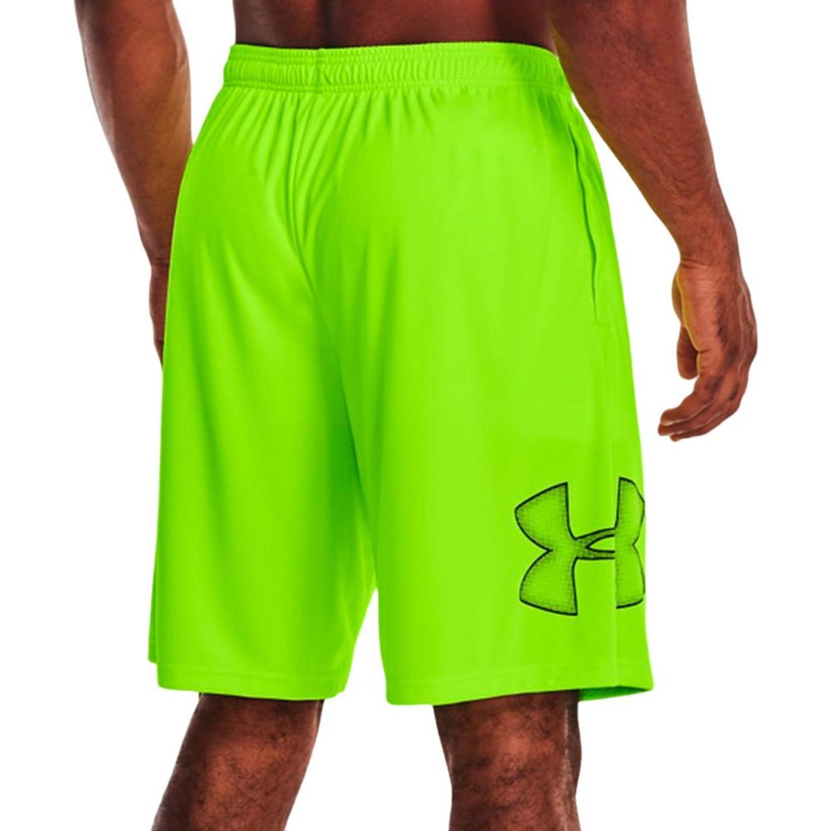 UNDER ARMOUR - Pantaloneta Under Armour Tech Graphic 10 In-Verde Limón