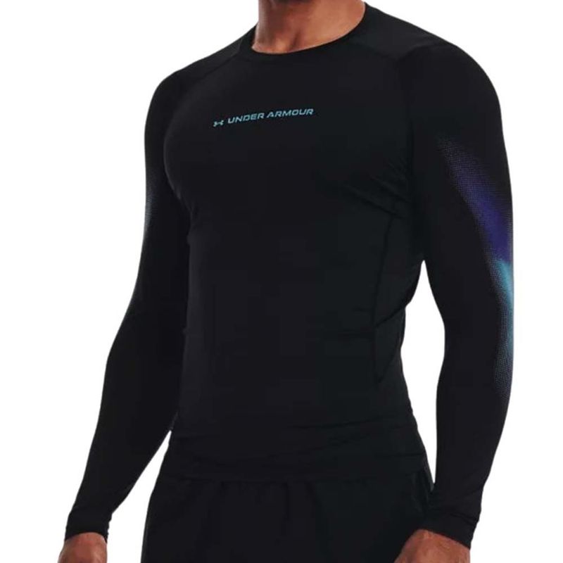 UNDER ARMOUR - Camiseta Under Armpur Compresión  Heatgear® Novelty-Negro
