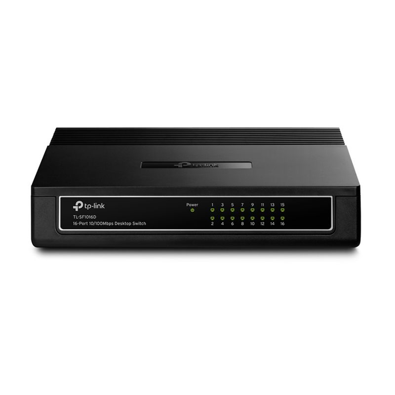 TP LINK - TP-LINK, SWITCH DE ESCRITORIO 16 PUERTOS 10/100, TL-SF1016D