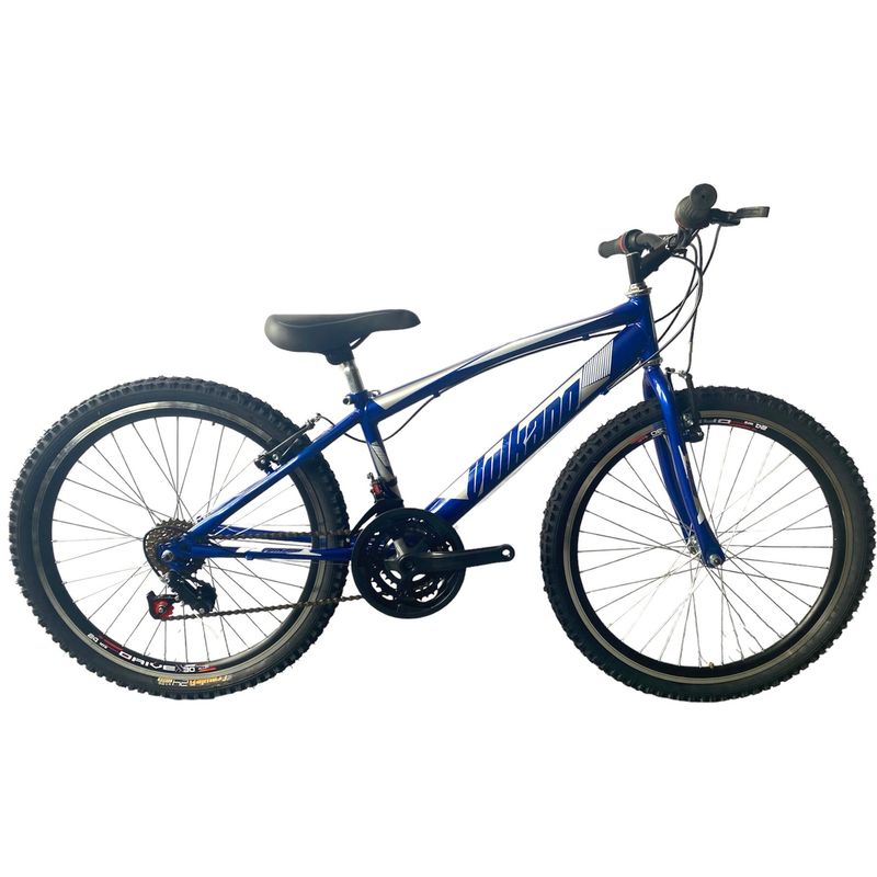 ATILA - Bicicleta MTB para Niño Rin 24 con 18 Cambios Azul